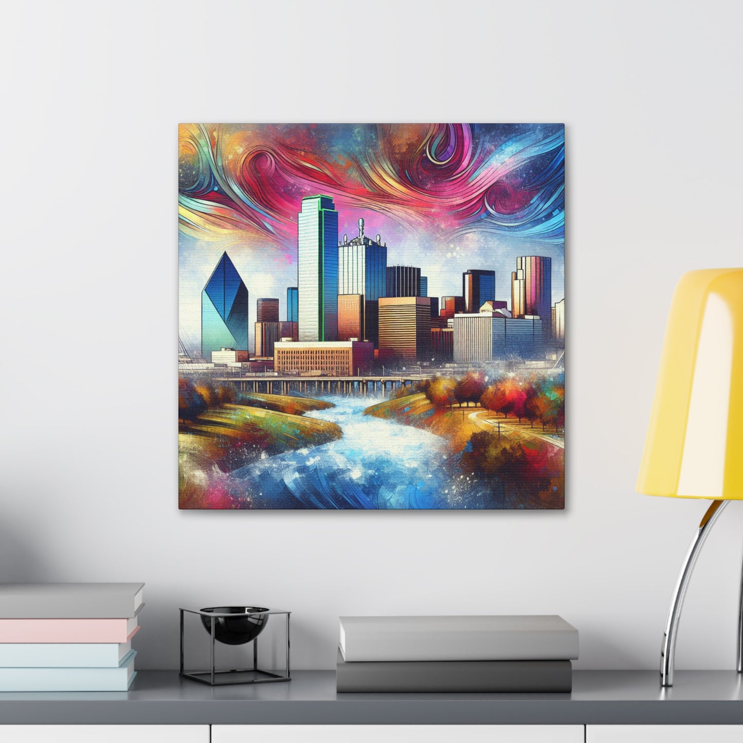 Vintage Dallas Dreamscape - Canvas