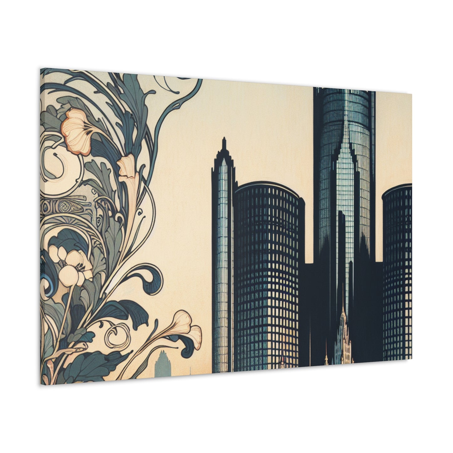 "Retro Motor City Glory" - Canvas