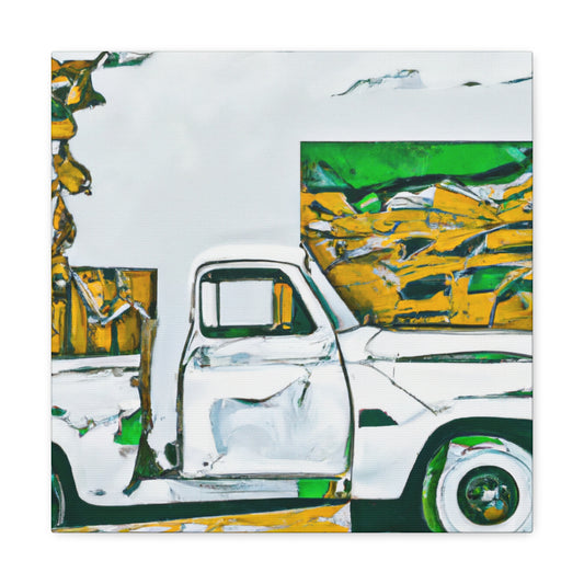 "Aging Pickup Solitude" - Canvas