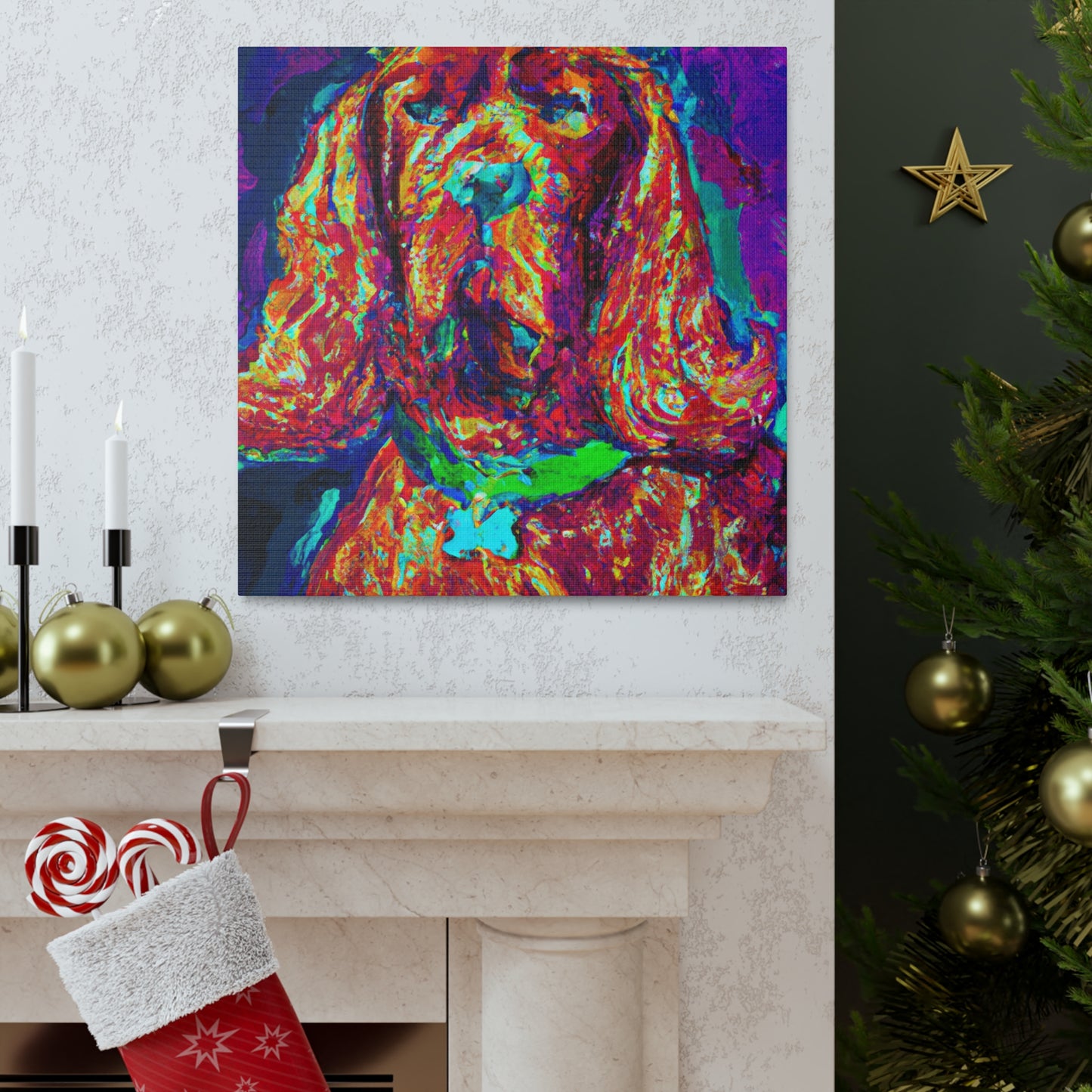 "Irish Setter Impressionism" - Canvas