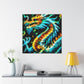 Dragon in Moonlight, - Canvas