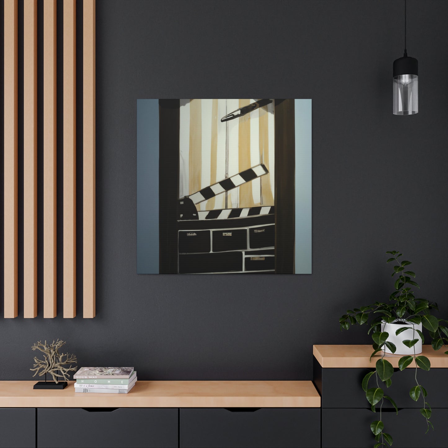 "Clapperboard Glorious Glamour" - Canvas