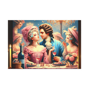 Amorous Evening Stroll - Canvas