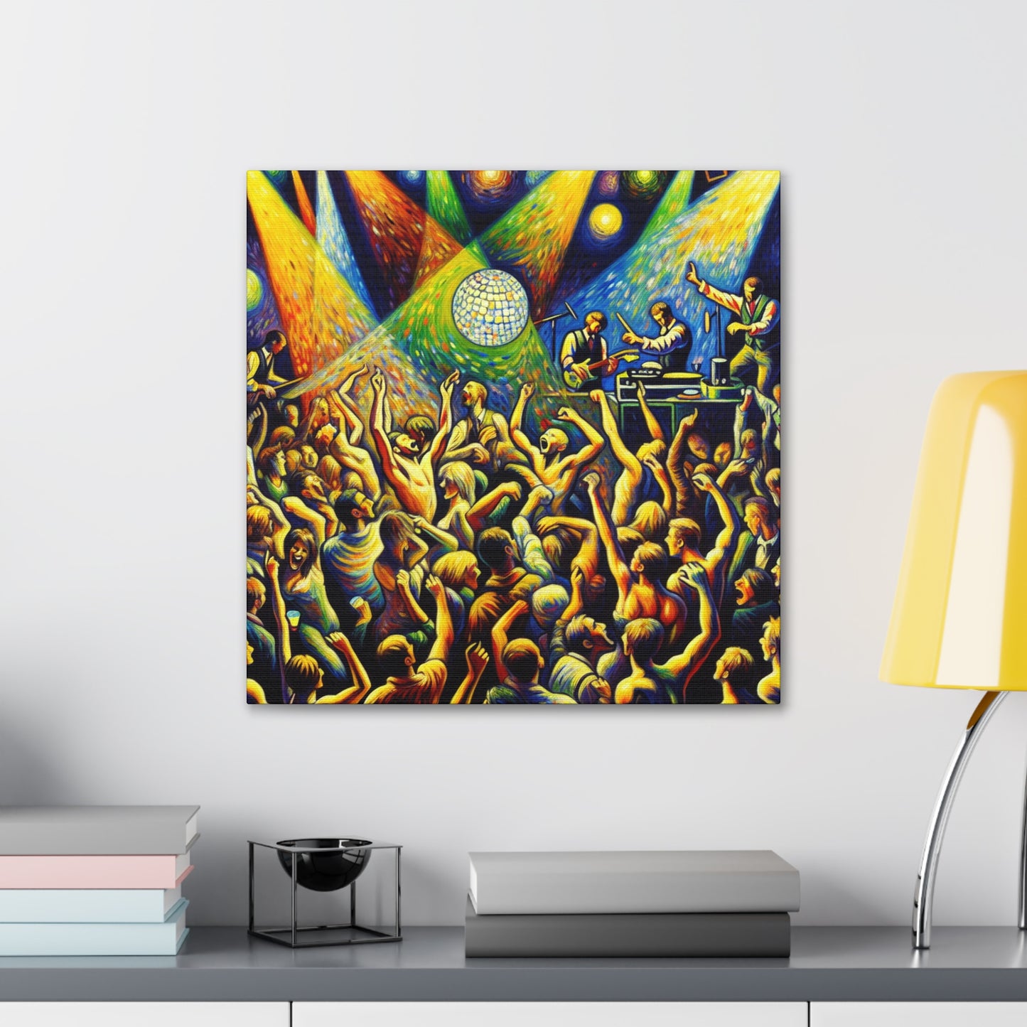 "Rhythmic Burst of Colors" - Canvas