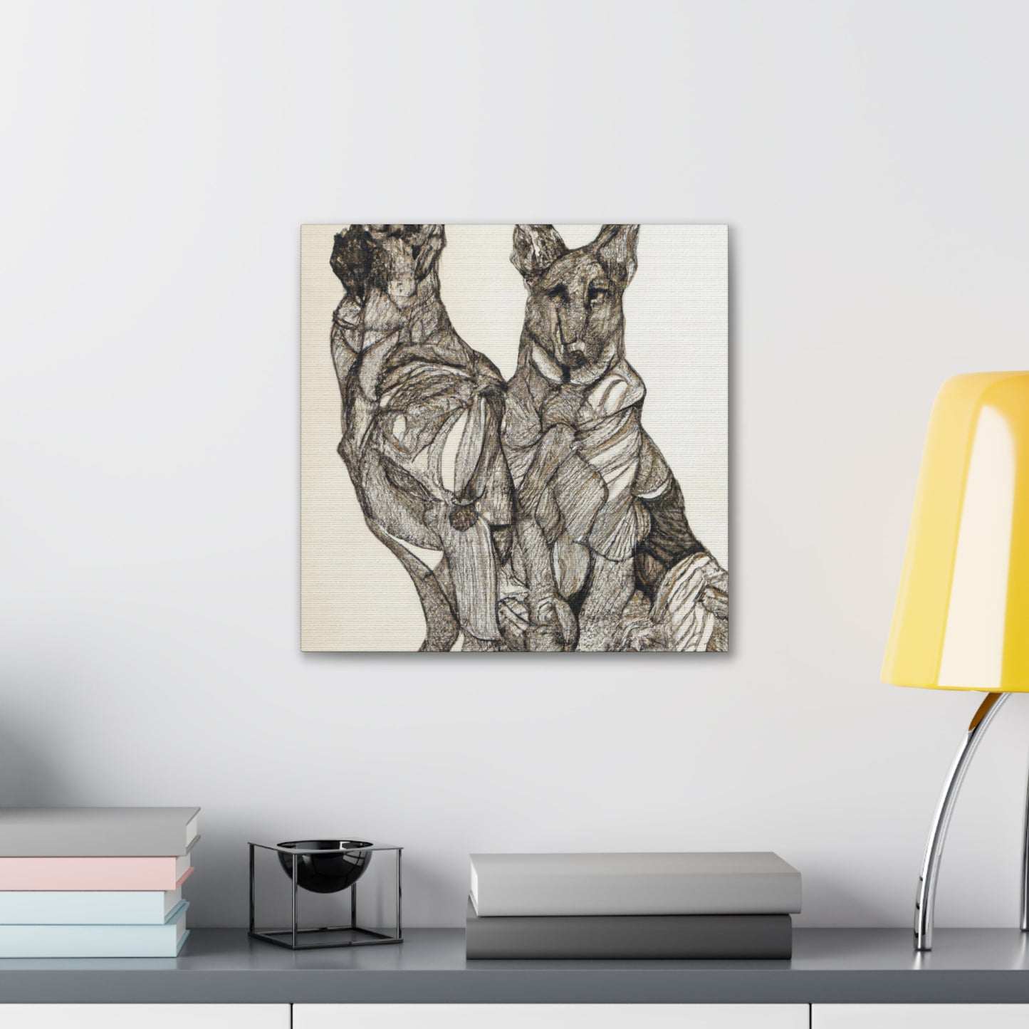 "German Shepherd Guardianship". - Canvas