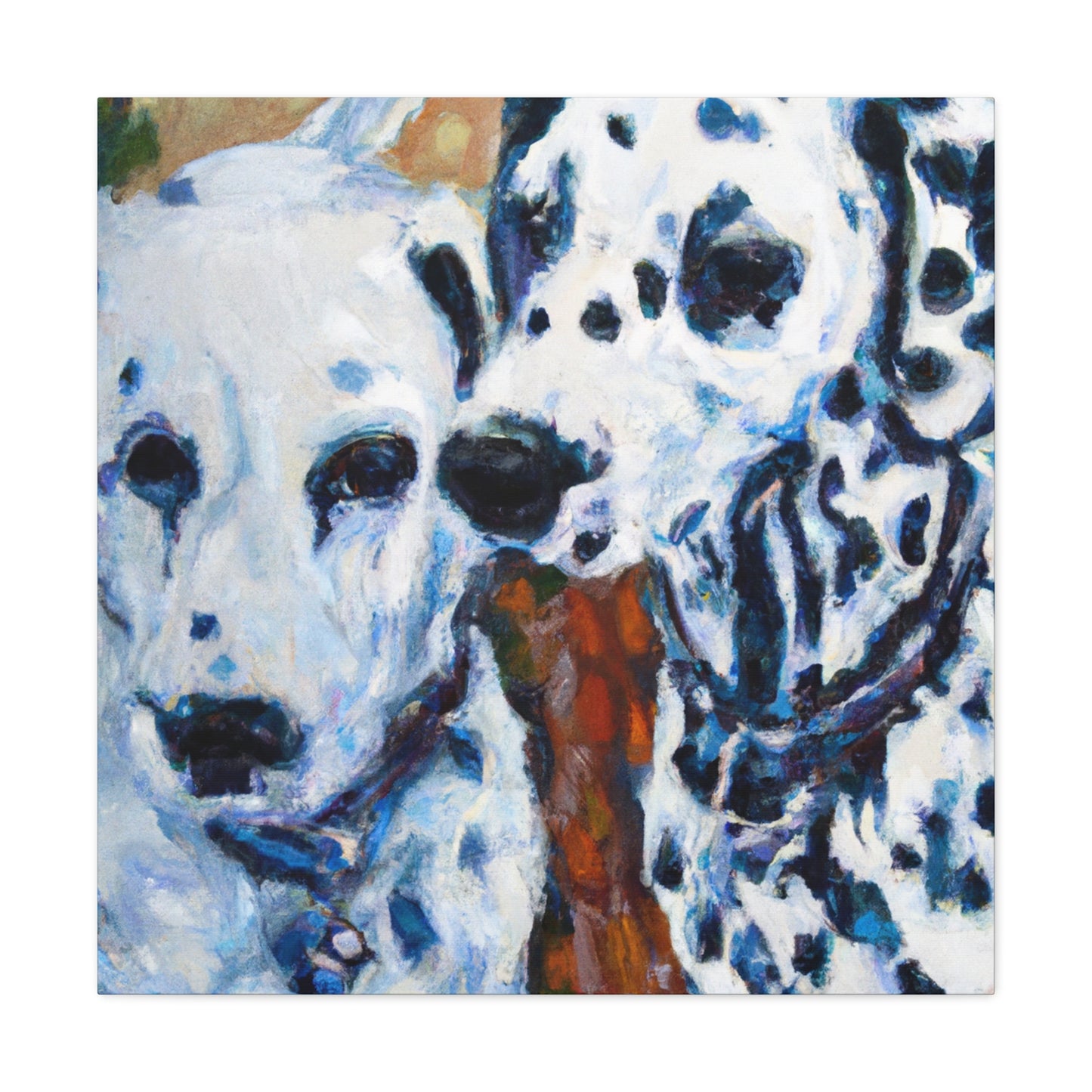 Dalmatian at Dusk - Canvas