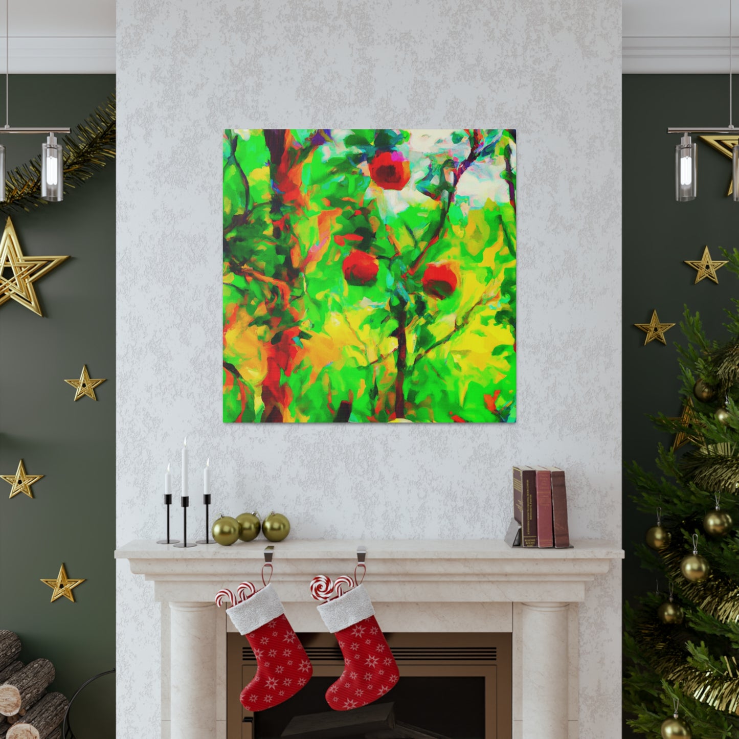 "Apple Tree Oasis" - Canvas