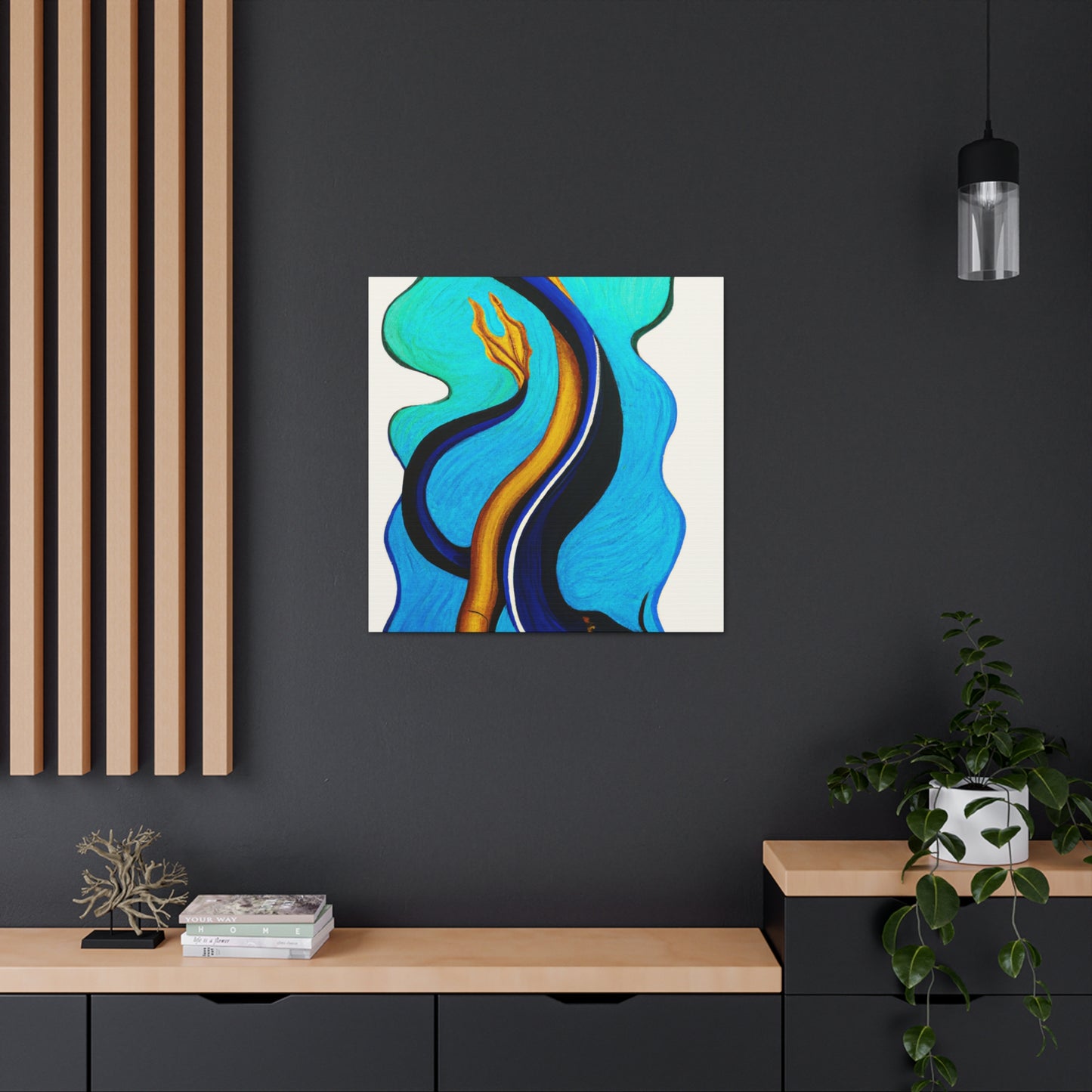 "Eel's Midnight Dance" - Canvas