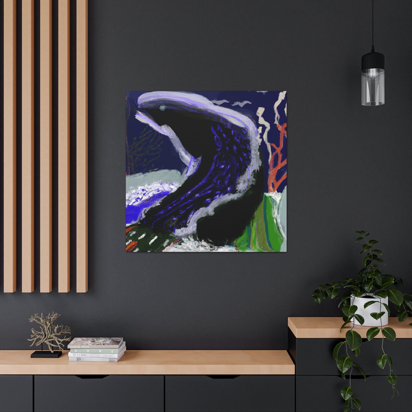 Eel in Expressionism - Canvas