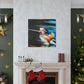 "Mandarin Ducks in Deco" - Canvas