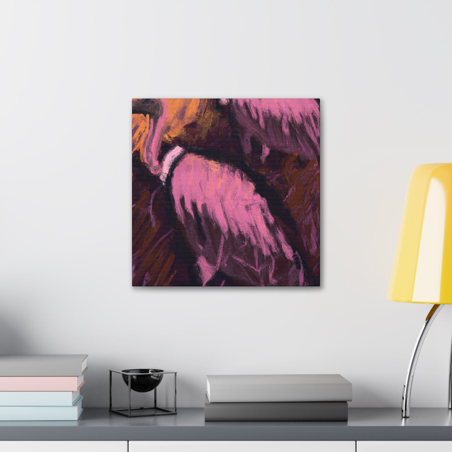 Vulture Impressionism Scene - Canvas