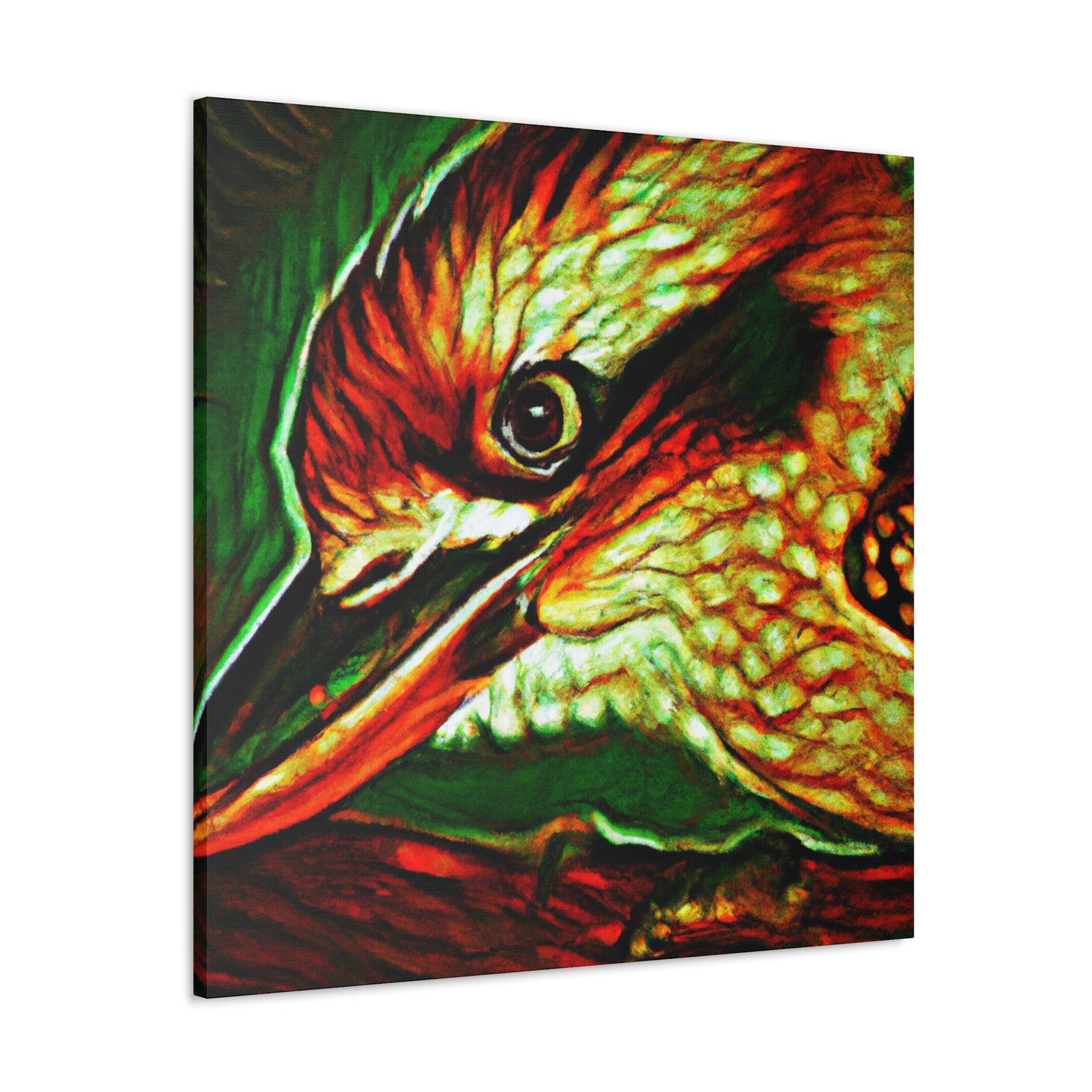 Kookaburra in Flight - Canvas