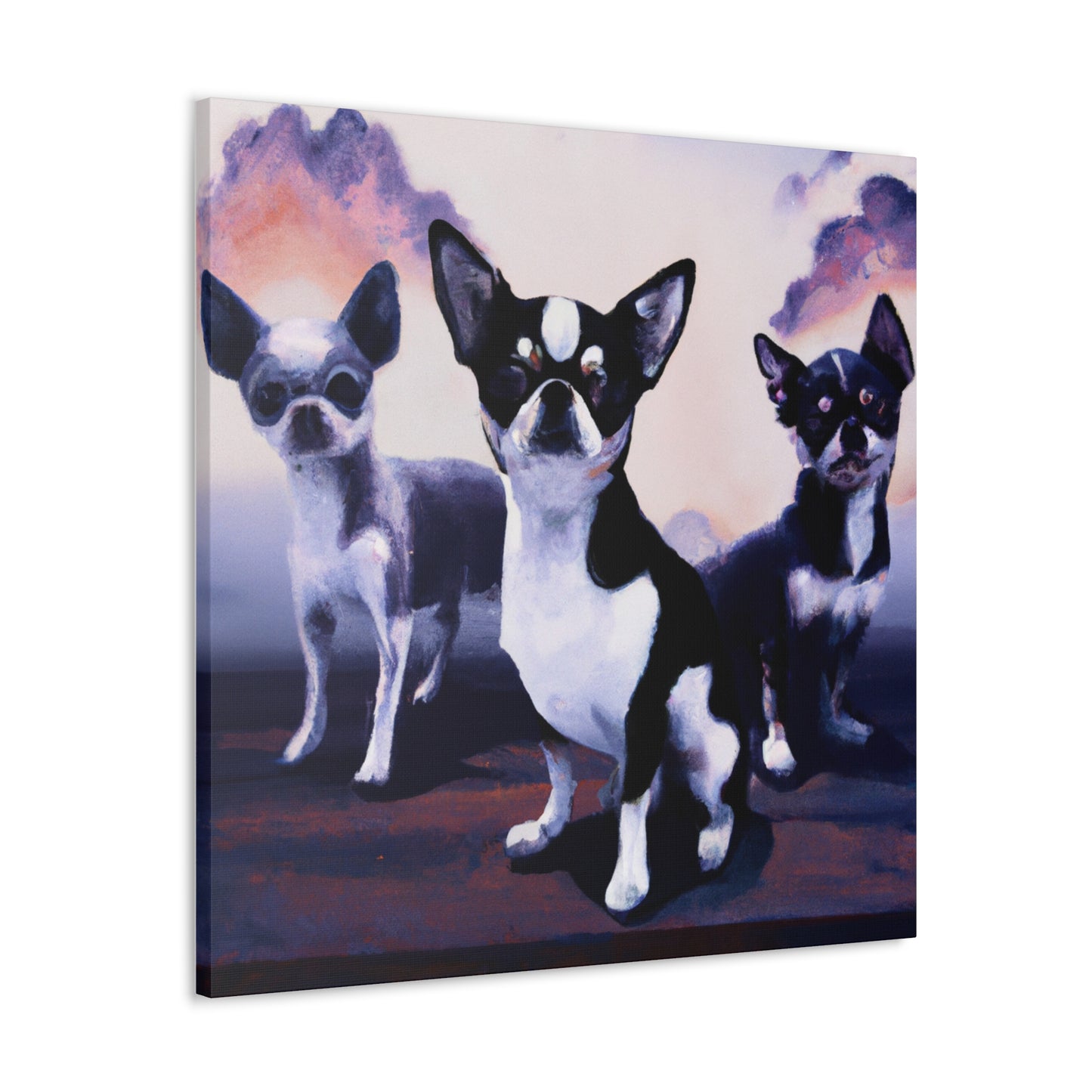 "Chihuahua in Deco". - Canvas