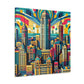 "Urban Splendor: Roaring Indianapolis" - Canvas