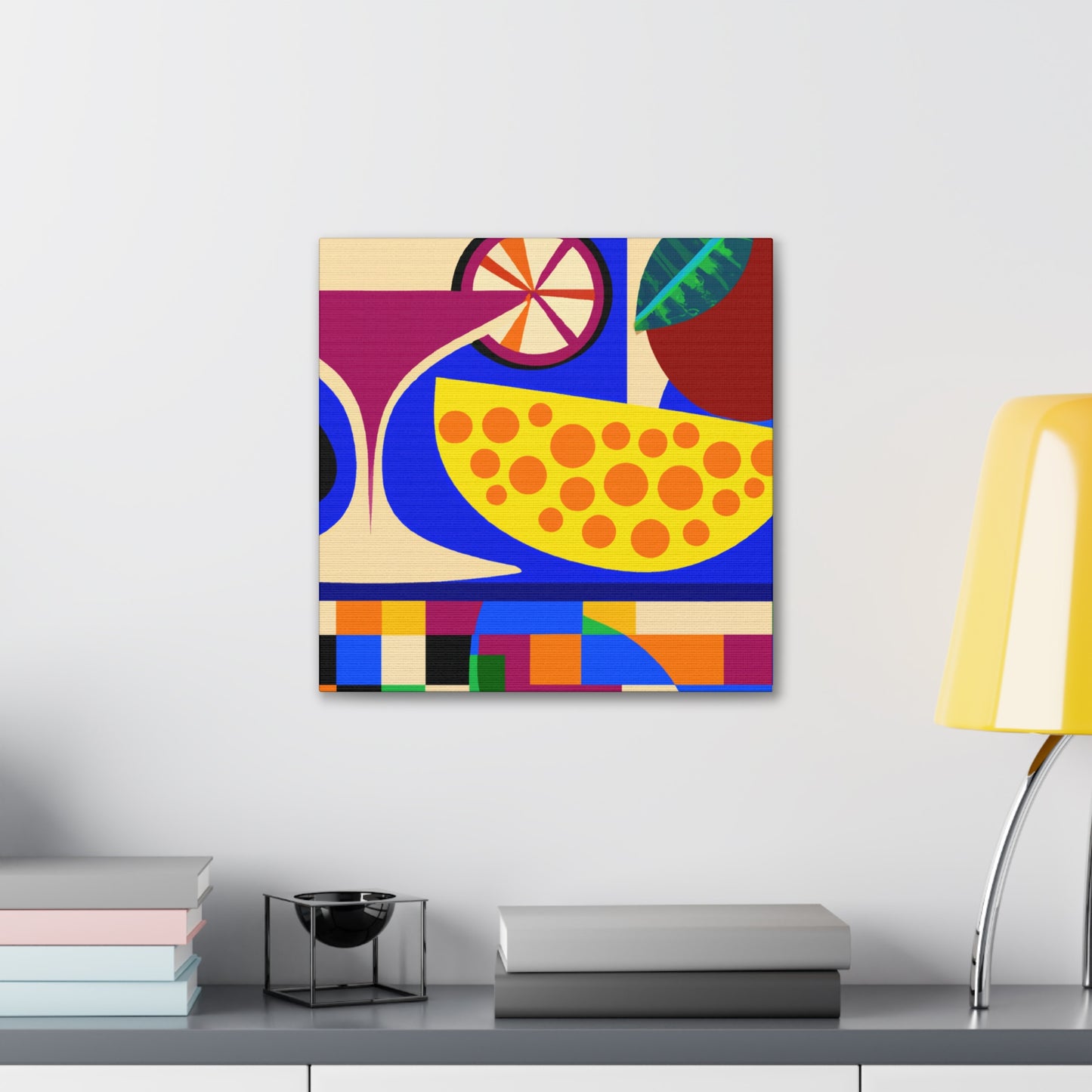 "Fruity Art Deco Bliss" - Canvas