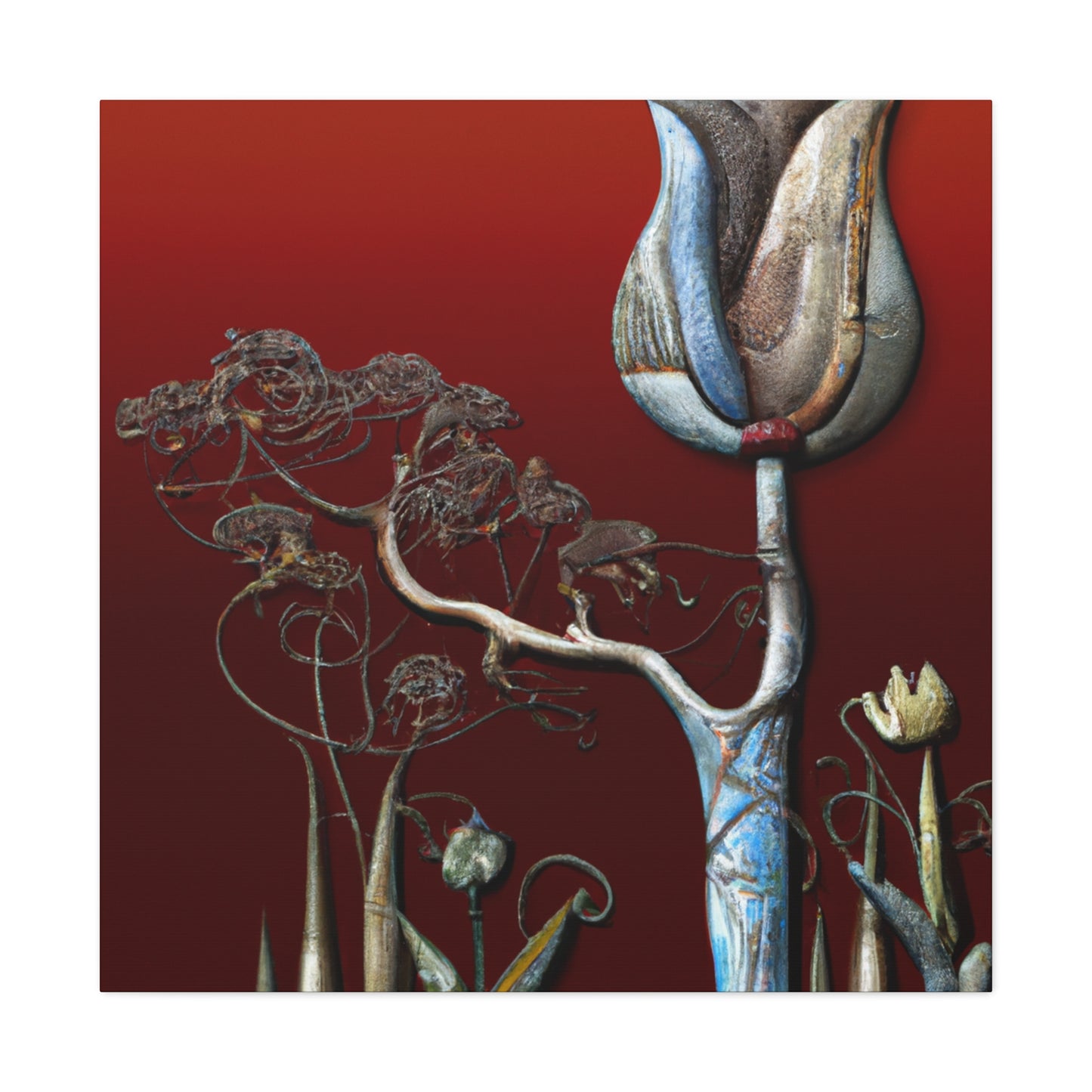 Tulip's Surrealistic Dream - Canvas