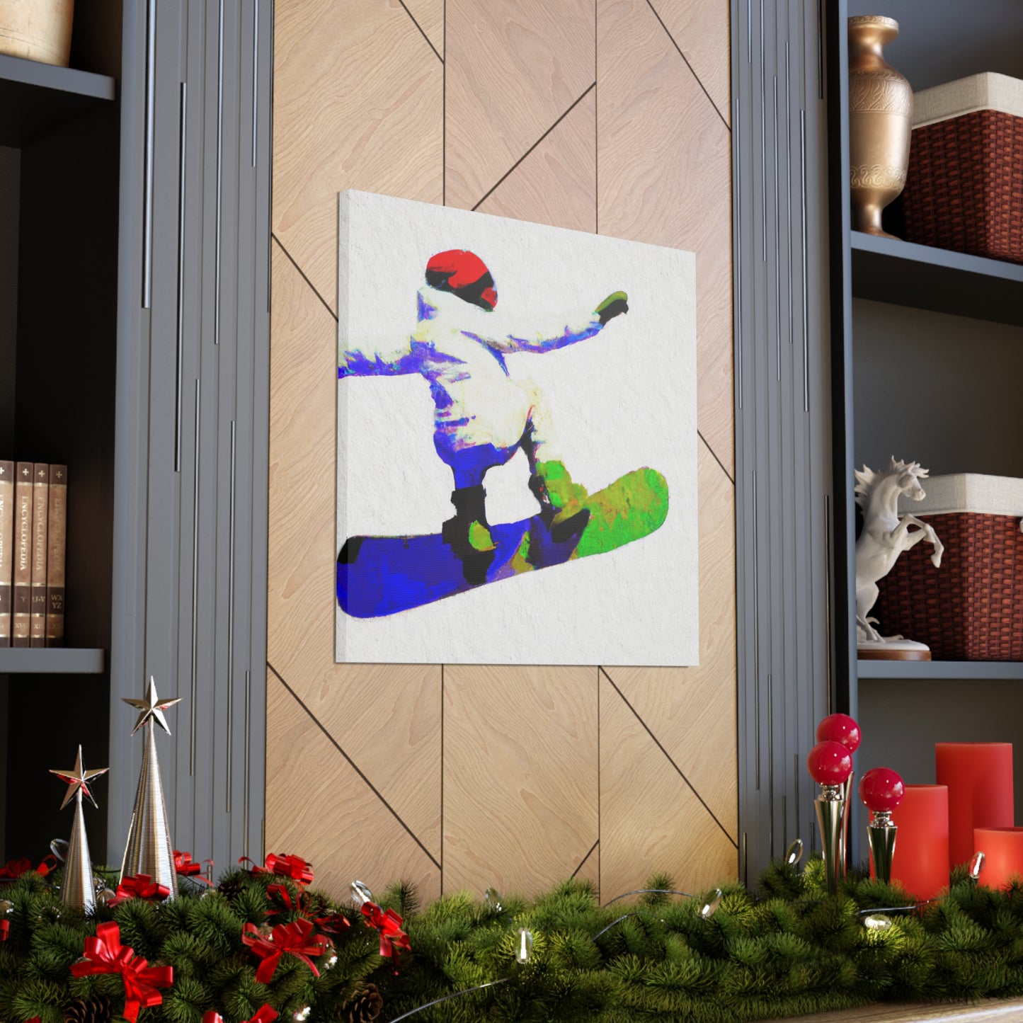 Snowboarding Thrill Ride - Canvas