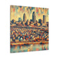 "Vibrant Hues of Omaha" - Canvas