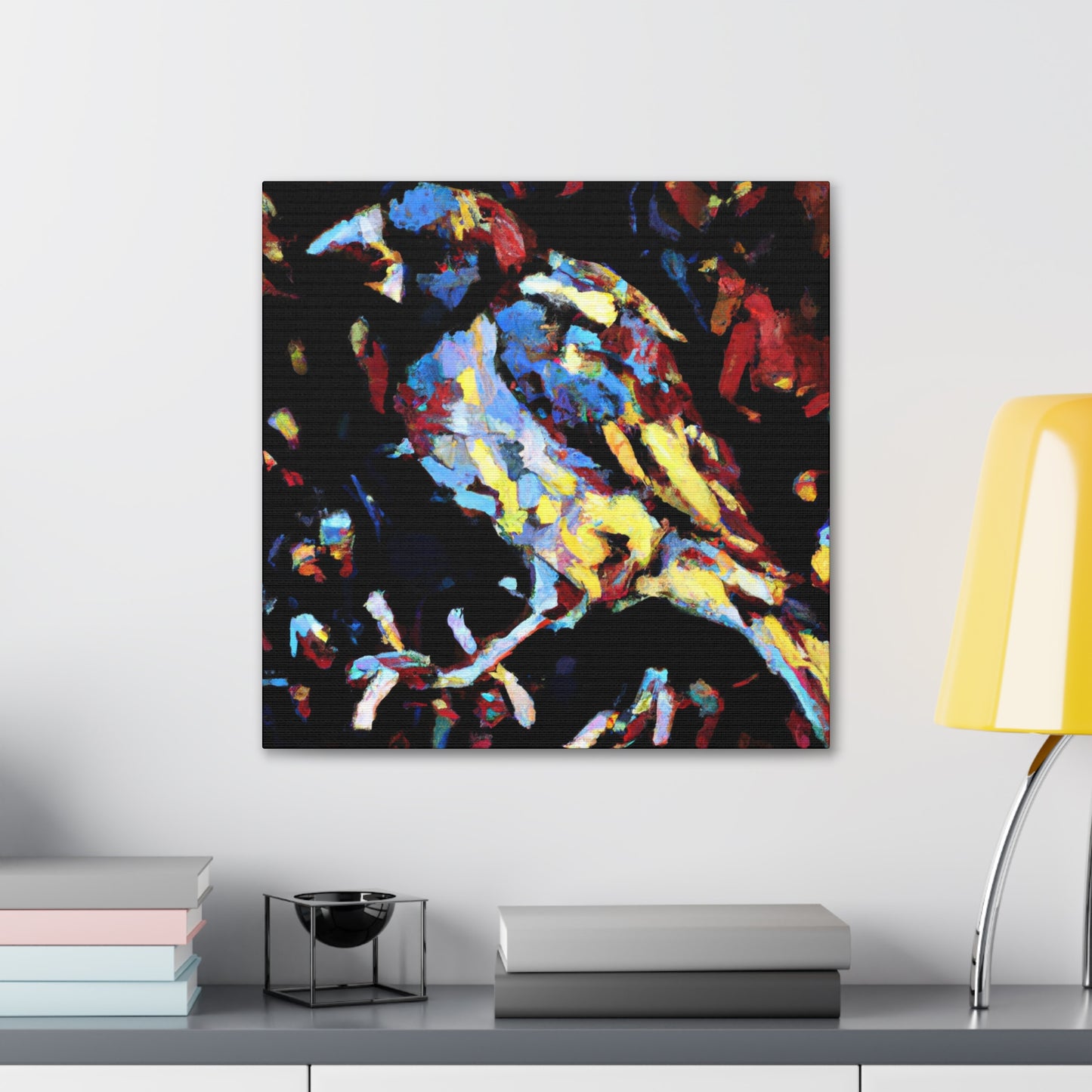 "House Finch Abstraction" - Canvas