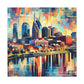 Vibrant Nashville Melodies - Canvas