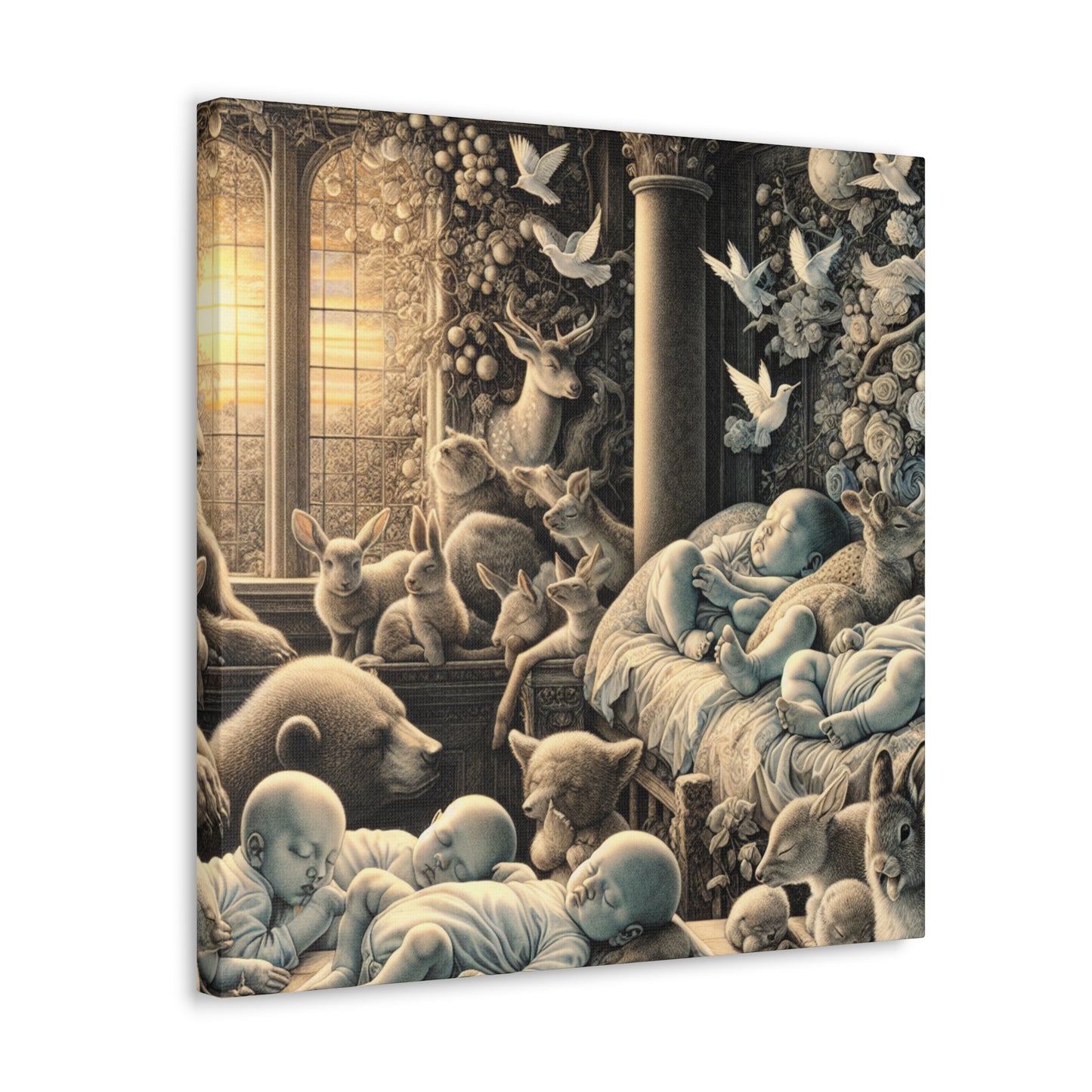 Slumbering Woodland Serenade - Canvas