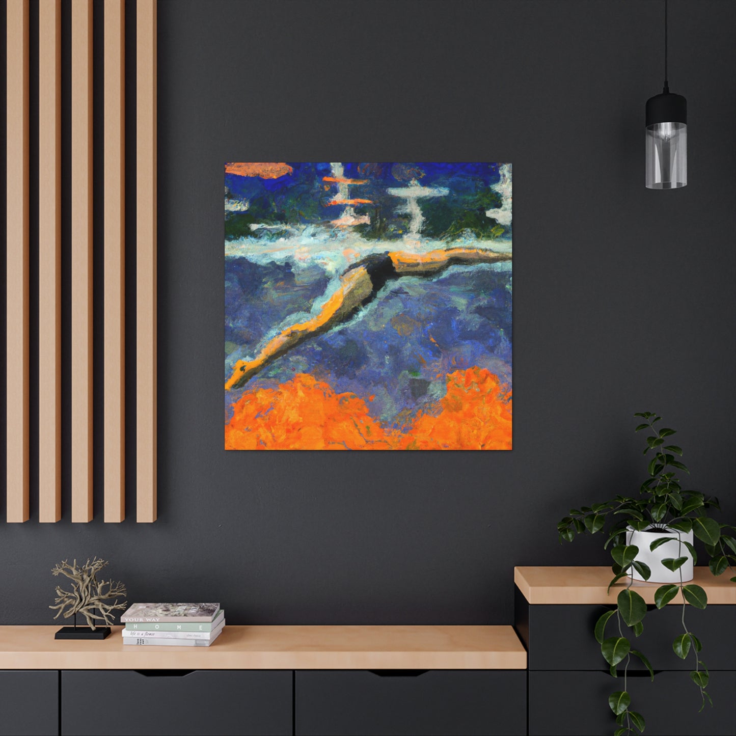 Swimming in Infinity - Canvas