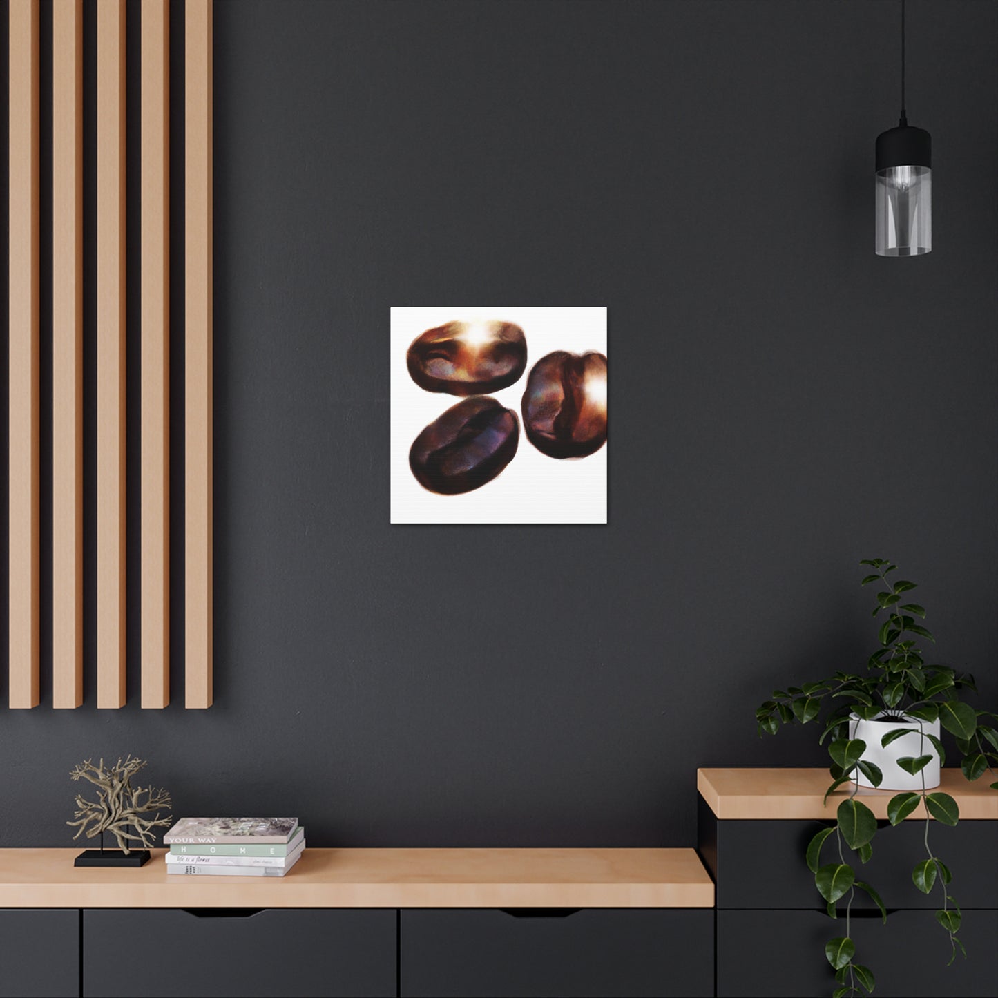 "Coffee Beans Reflections" - Canvas