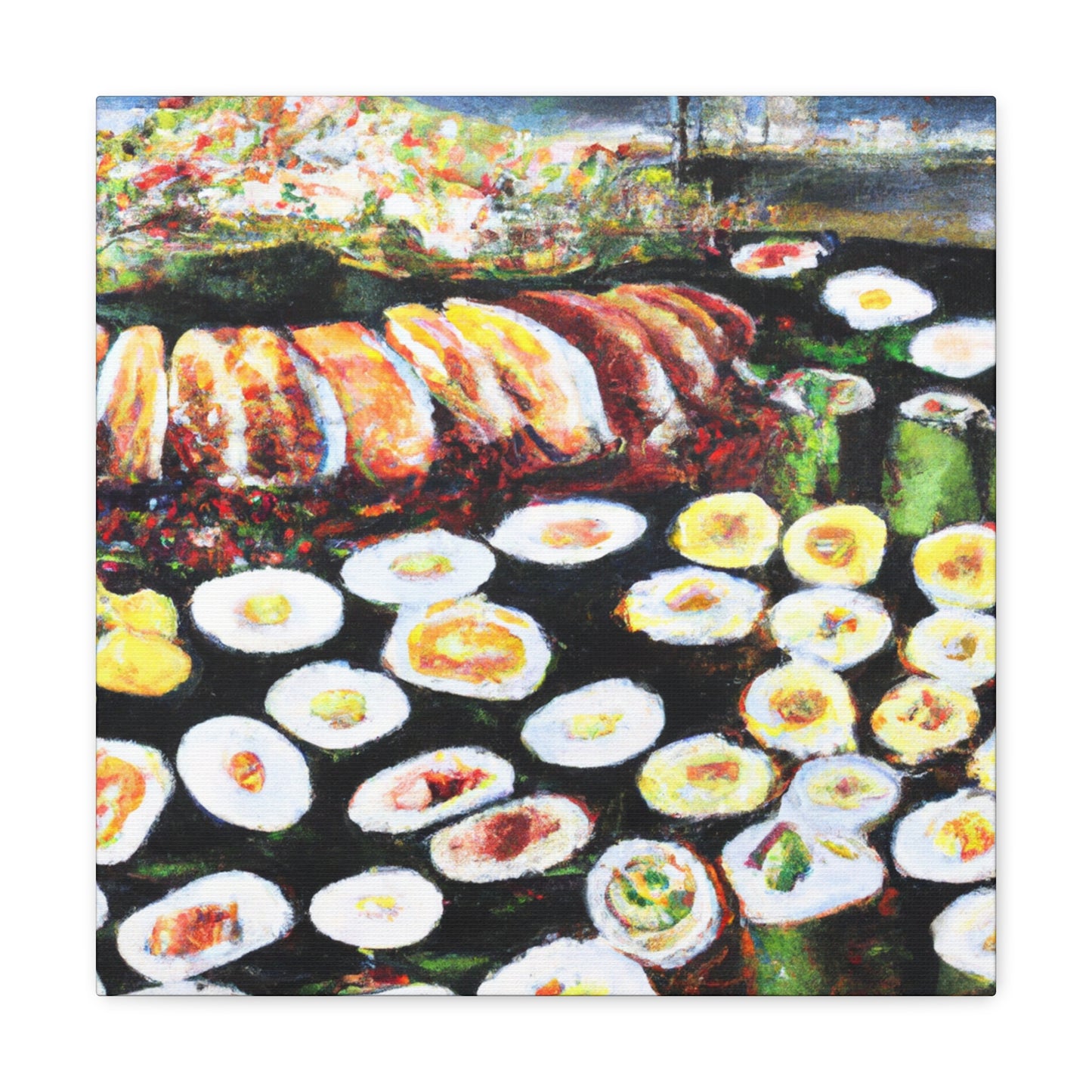 Sushi in Impressionism - Canvas