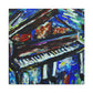 Piano Keys in Bloom - Canvas