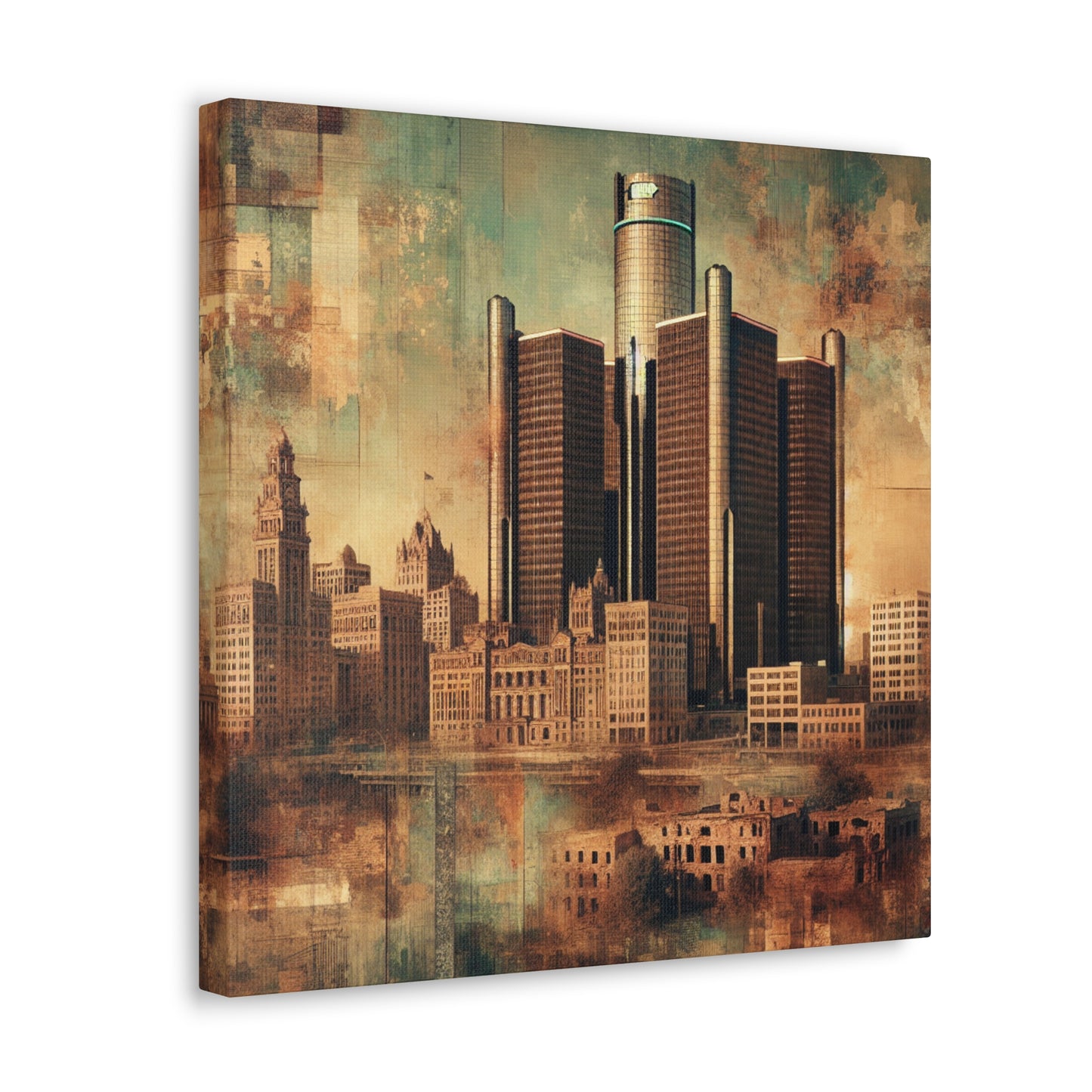 "Motor City Dreamscape" - Canvas