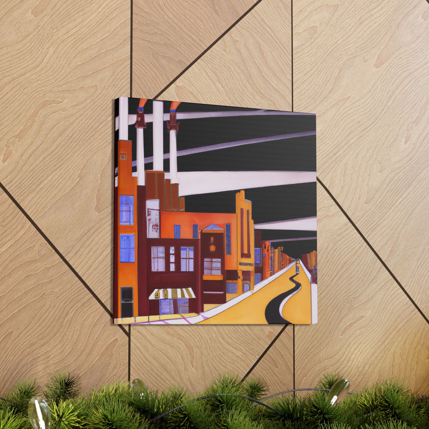 "Urban Phantoms Rising" - Canvas