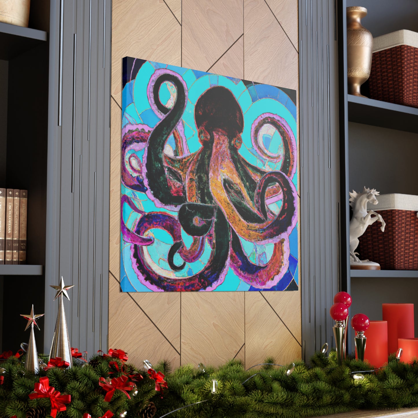 Octopus Dance Tango. - Canvas