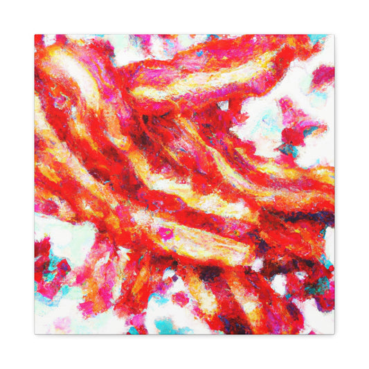 Bacon Pointillism Splendor - Canvas