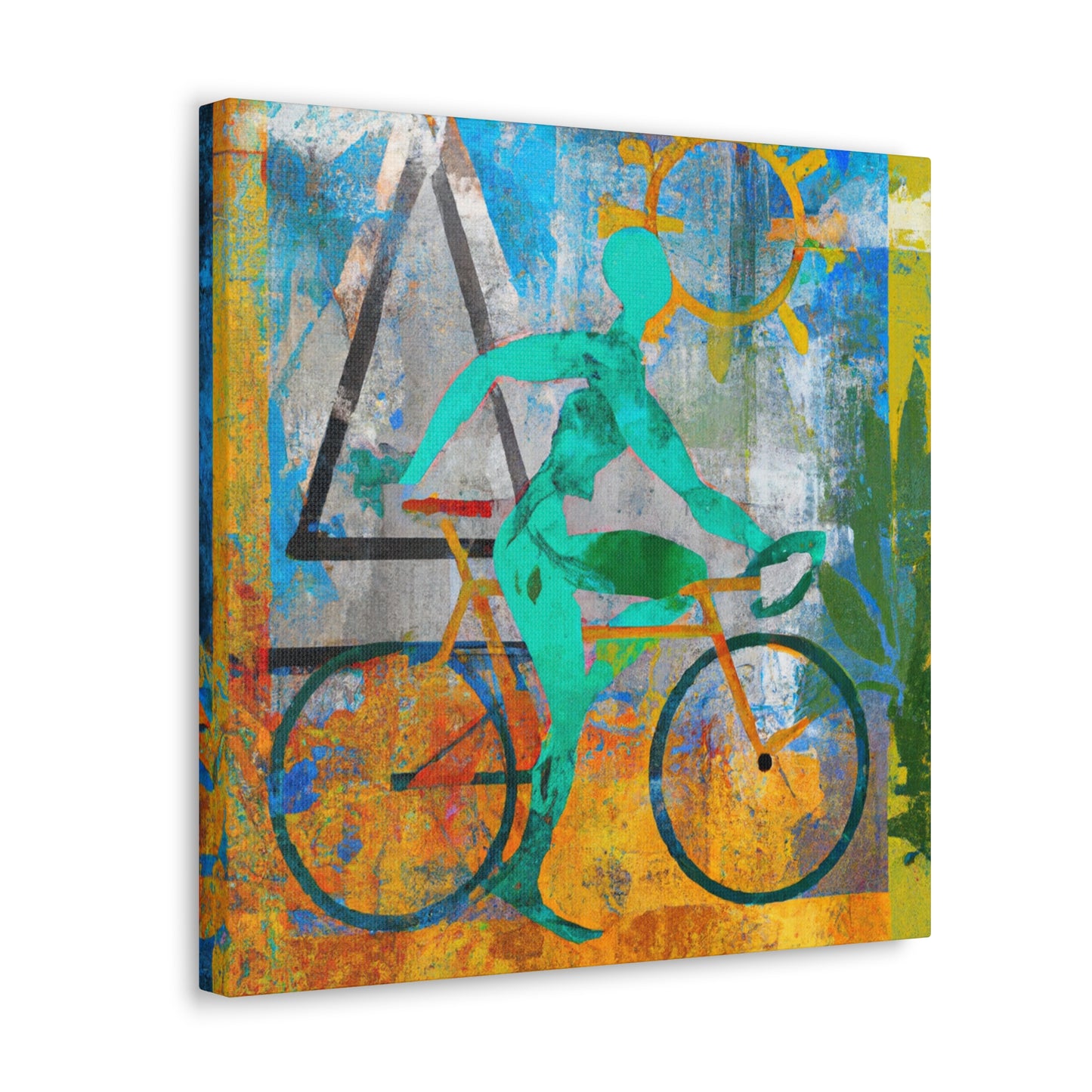 Bicycling Through the Jazz Age - Canvas