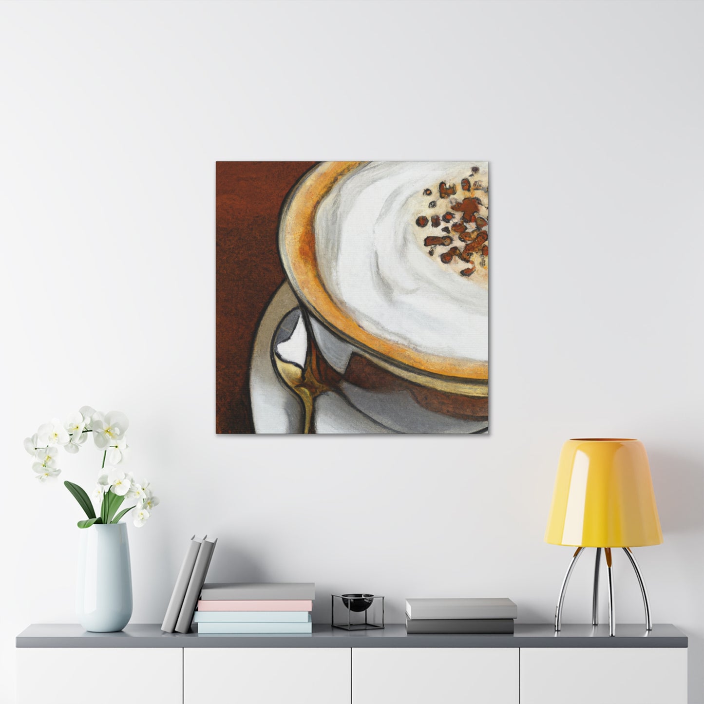 Cappucino in Art Deco - Canvas