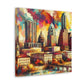 "Vibrant Austin Hues" - Canvas