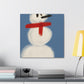 Snowman in Simplicity - Canvas