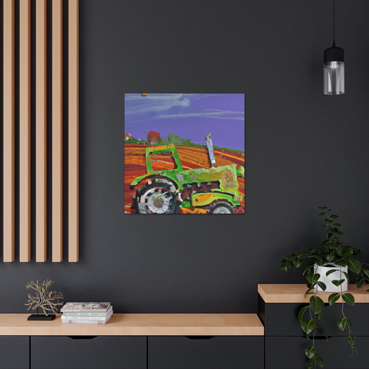 Tractor in the Heavens - Canvas