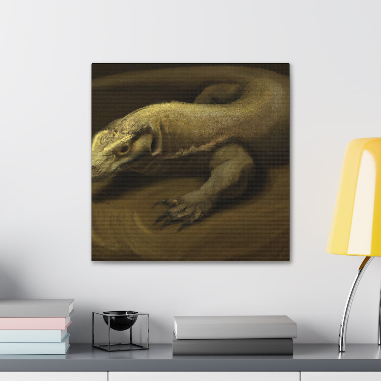 Komodo Dragon Majesty - Canvas