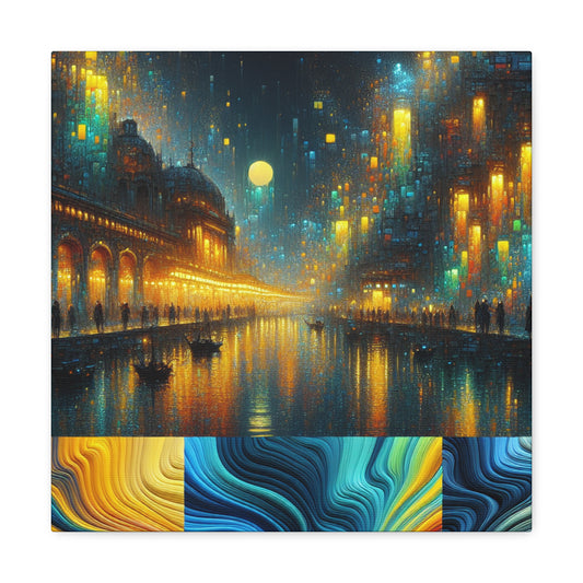 Vibrant Urban Extravaganza - Canvas