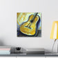 'Guitar Strings In Melody' - Canvas