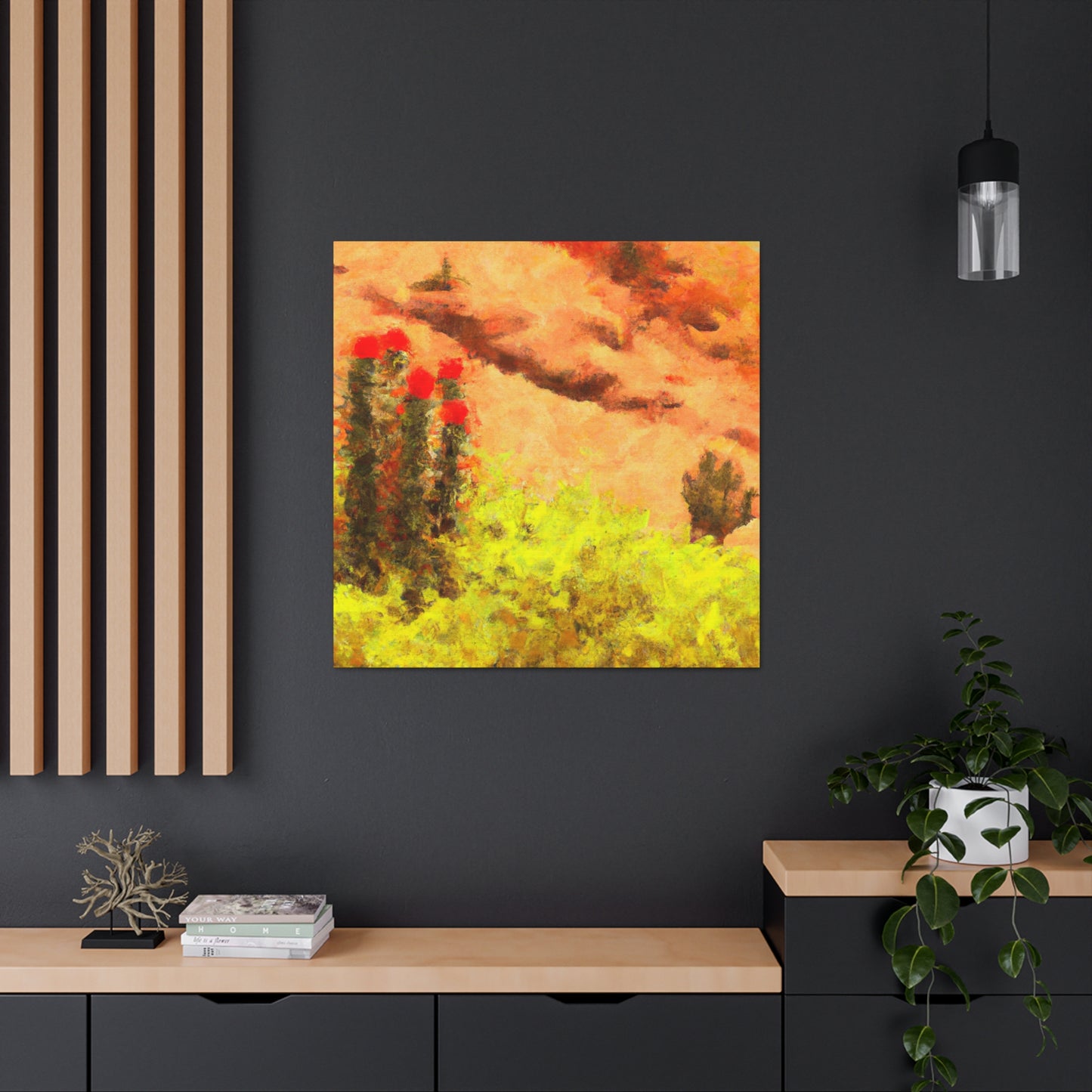 Desert Impressionism Piece - Canvas