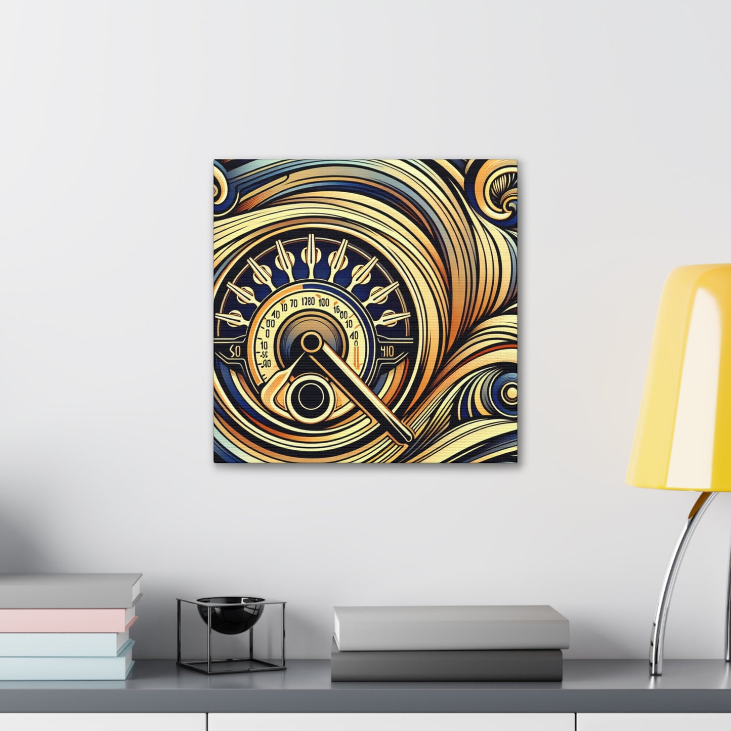 Whirling Symphony of Elegance - Canvas