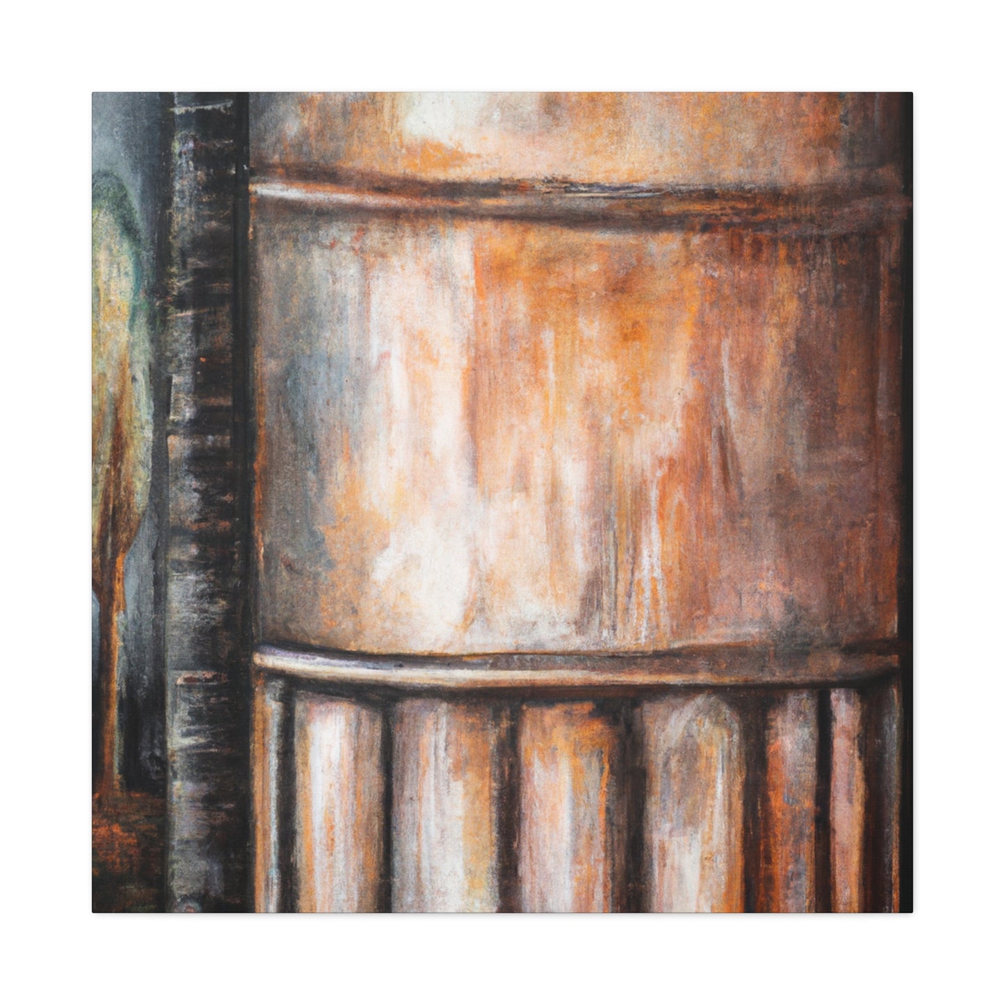 Silo in Splendor. - Canvas