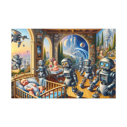 Cosmic Automaton Odyssey. - Canvas