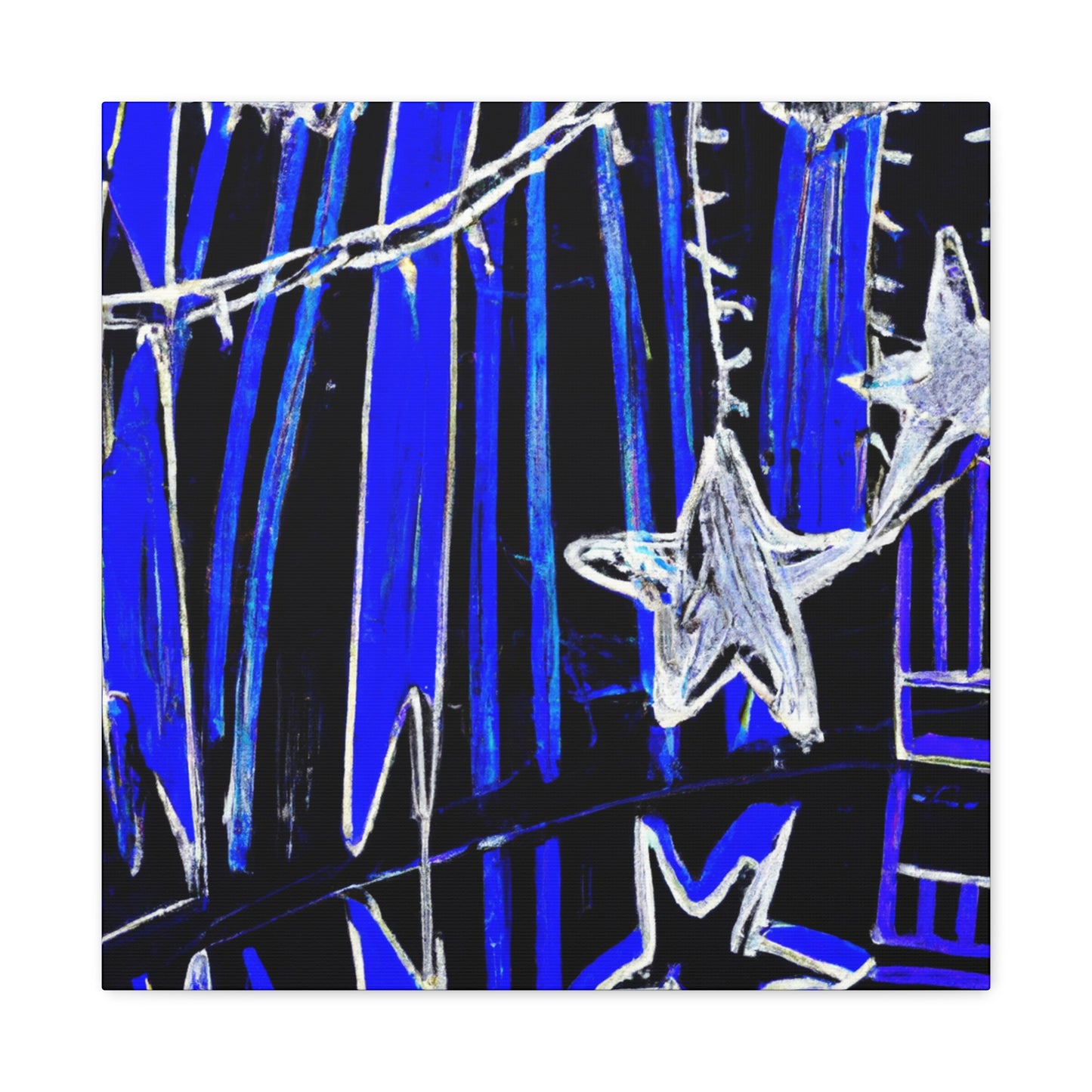 Twinkling Christmas Illumination - Canvas