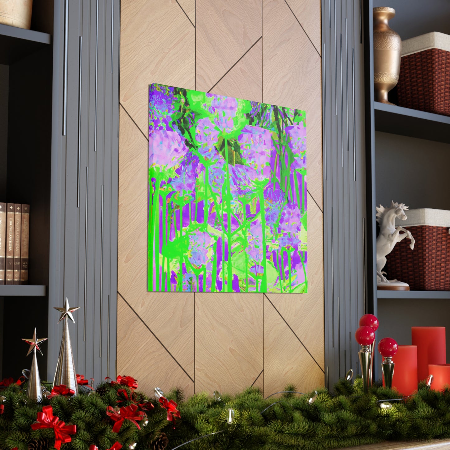 Lavender Twilight Blooms - Canvas