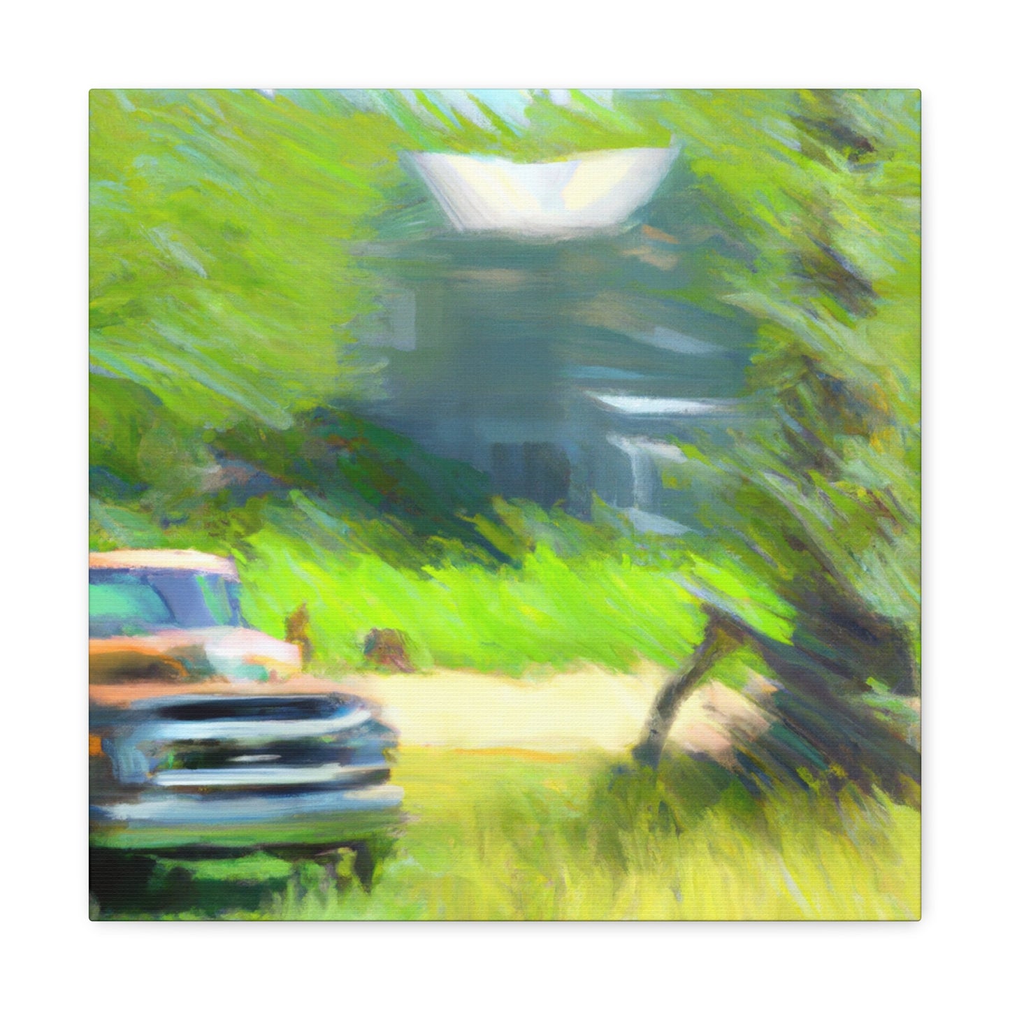 Old Pickup Trucks - Canvas