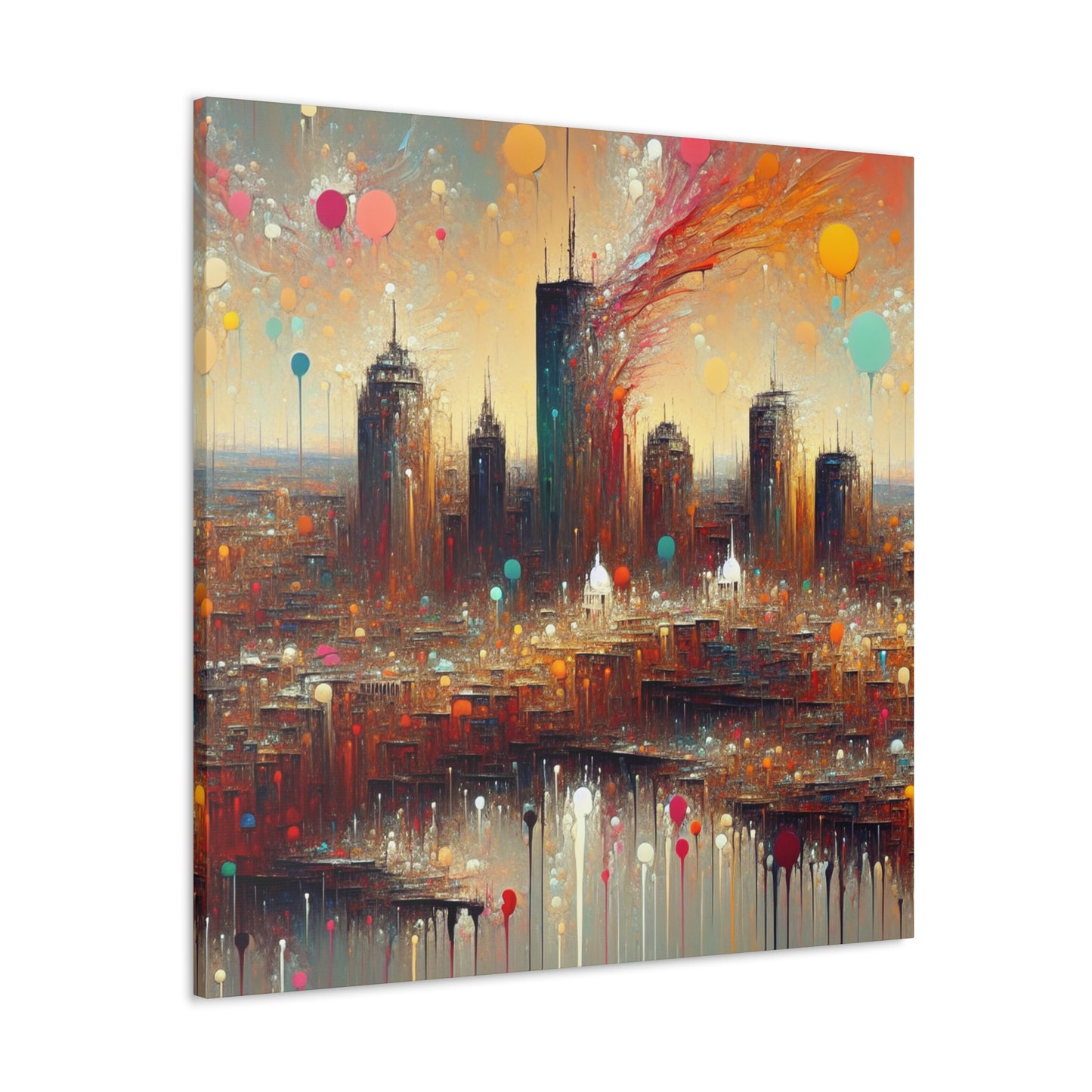 "Emerald City Sunrise" - Canvas