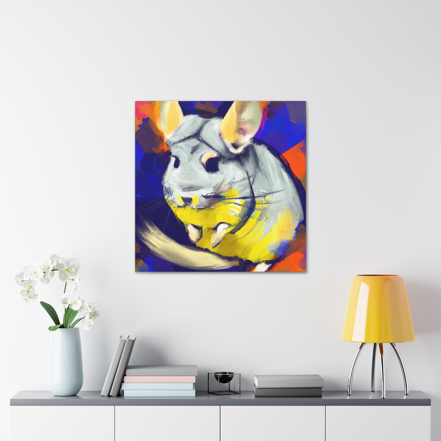 Cuddly Chinchilla Dream - Canvas